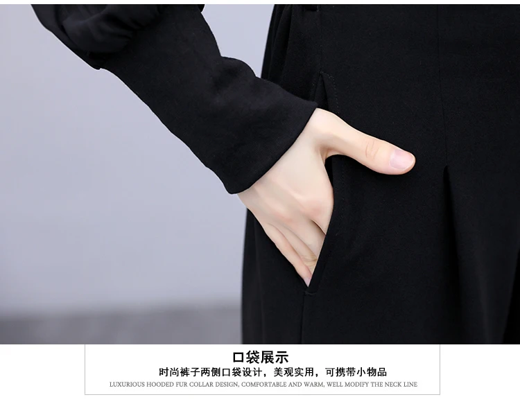 

Black Two Piece Set Top And Pants Ensemble Femme 2 Piece Sets Womens Outfits Korean Woman Suit Wide Leg Pants Jacket&pant