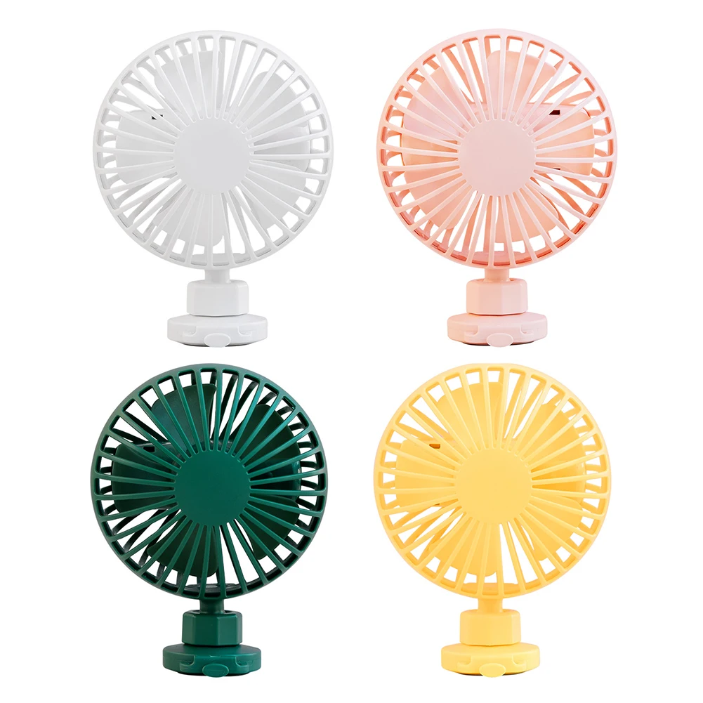 

200mAh Stroller Fan Personal Portable Desk Handheld Baby Bed Car Seat Fan USB Rechargeable Fan Mini Stroller Accessories