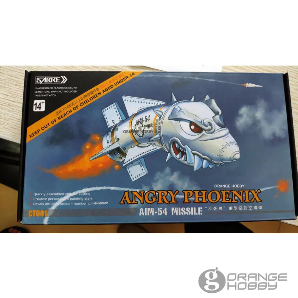 OHS SABRE CT001 Angry Phoenix AIM-54 ракета 2 шт./компл. Смола хобби сборки модели наборы