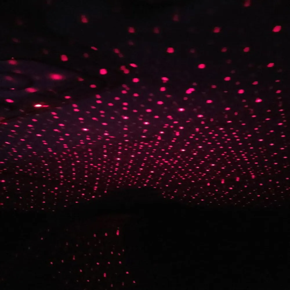 Автомобильный атмосферный светильник в виде звезды Рождественский декоративный