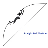 straight pull the bow with arrow aimer set 30 40lbs high quality straight bows crossbow for hunting and shooting outdoor