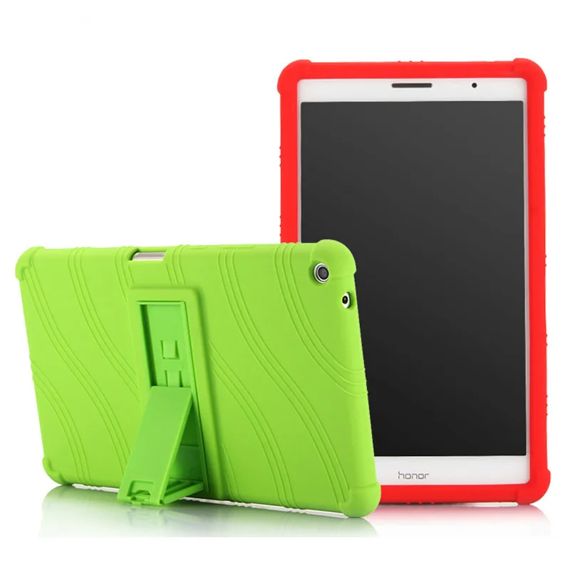 

Silicone Shockproof Soft Back Case for Huawei MediaPad T3 8.0 KOB-L09/W09 Honor Play Pad 2 8 inch Tablet Funda stand cover