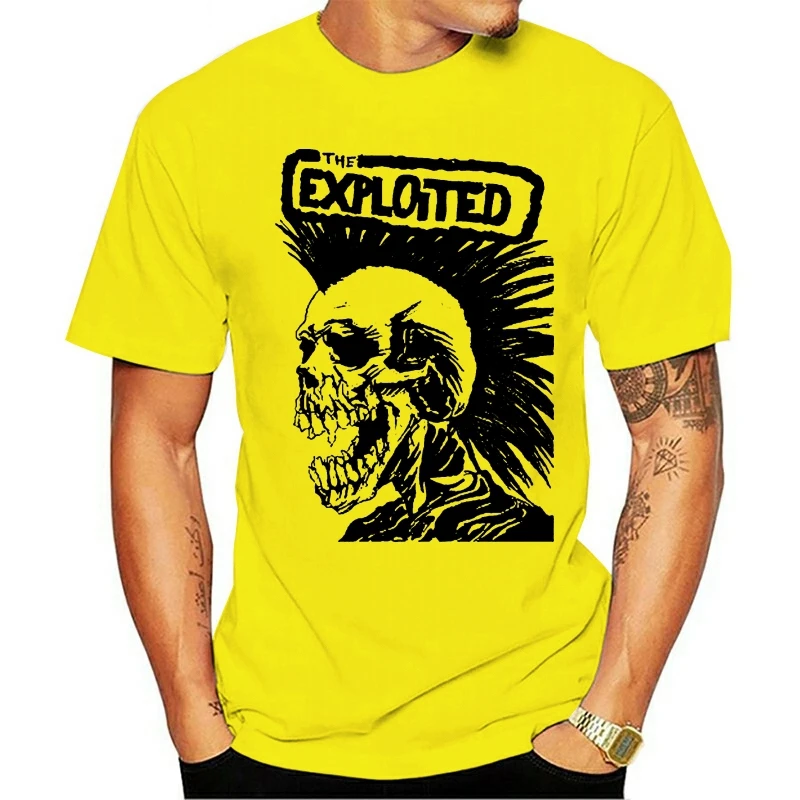 

T-shirt Exploited Hardcore Punk Rock Band Music Retro Vintage Unisex 1035 Plus Size