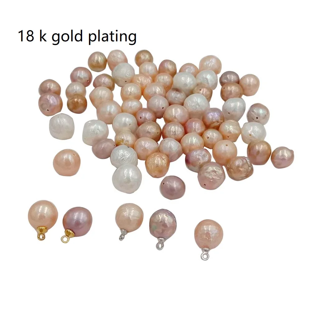 5 шт./лот 100% натуральный пресноводный жемчуг красивый круглый барокко формы с