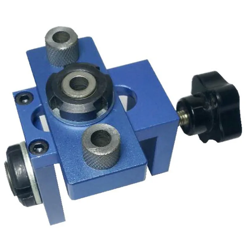 8/10/15Mm 3 in 1 Drilling Locator Guide Kit 2 Tenon Hole Puncher Woodworking Joinery High Precision Dowel Jigs | Инструменты