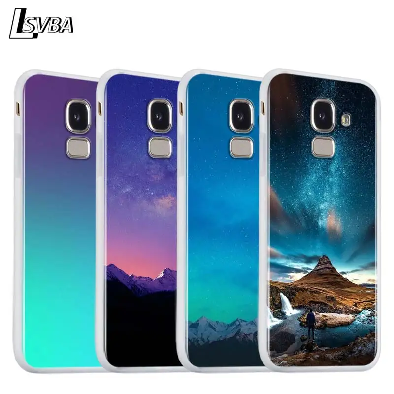 Чехол для телефона Aurora night Samsung Galaxy J7Duo J2 J4 Core J6 Plus J8 J3 J7 J5 Prime 2018 2017|Бамперы| |