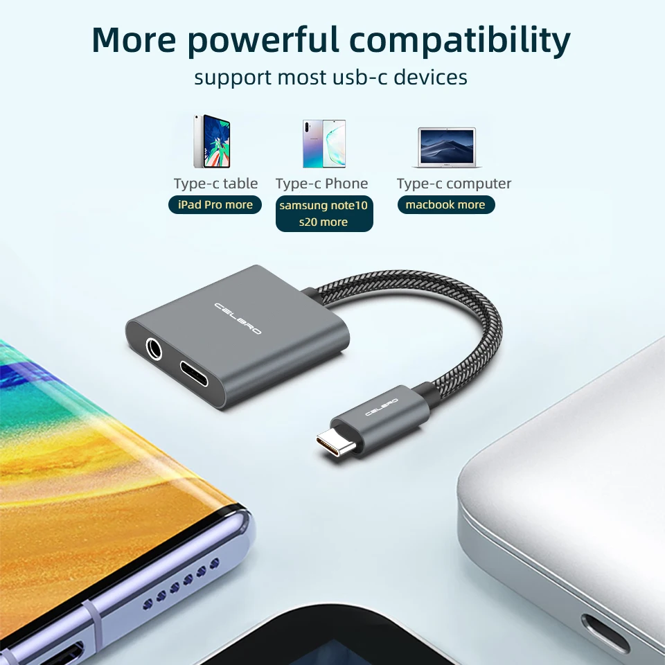 Адаптер для наушников Usb Type-C на 3 5 мм C Aux Samsung Note 20 S20 Ultra Oneplus Nord | Мобильные телефоны