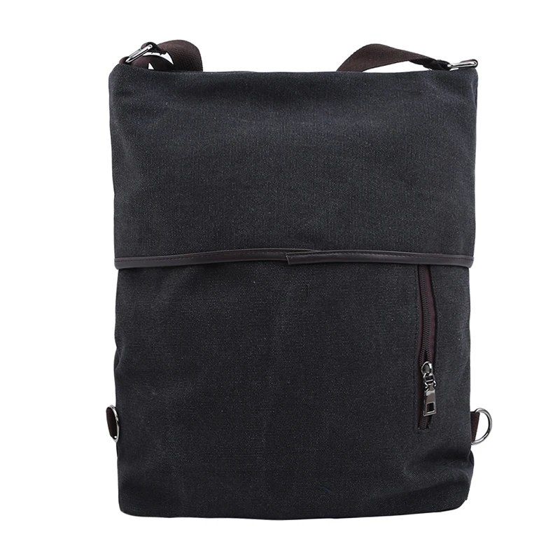 

New Canvas Crossbody Bags For Women 2020 Fashion Shoulder Casual Backpack Simple Large Tote Bag Arcuate Shoulder Strap Solid