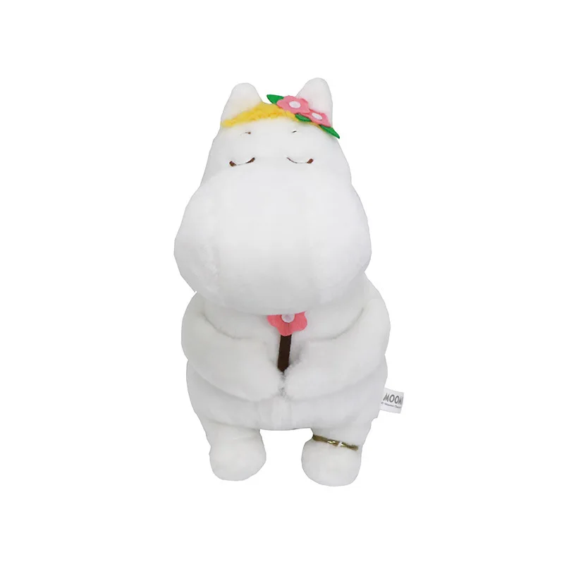 Подлинная авторизация Высокое качество 10 см сидя Moomin песня Nina брелок с мягкой игрушкой милый мультфильм день рождения Рождественский подарок