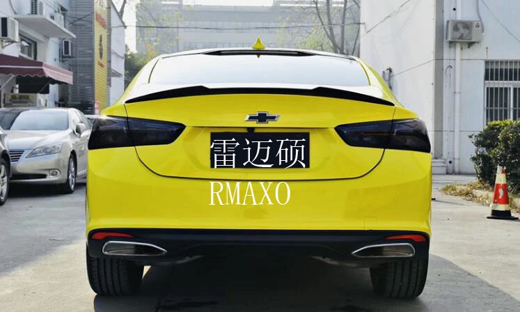 Для Malibu XL спойлер 2016-2018 ack ABS Материал заднее крыло автомобиля Цвет задний для