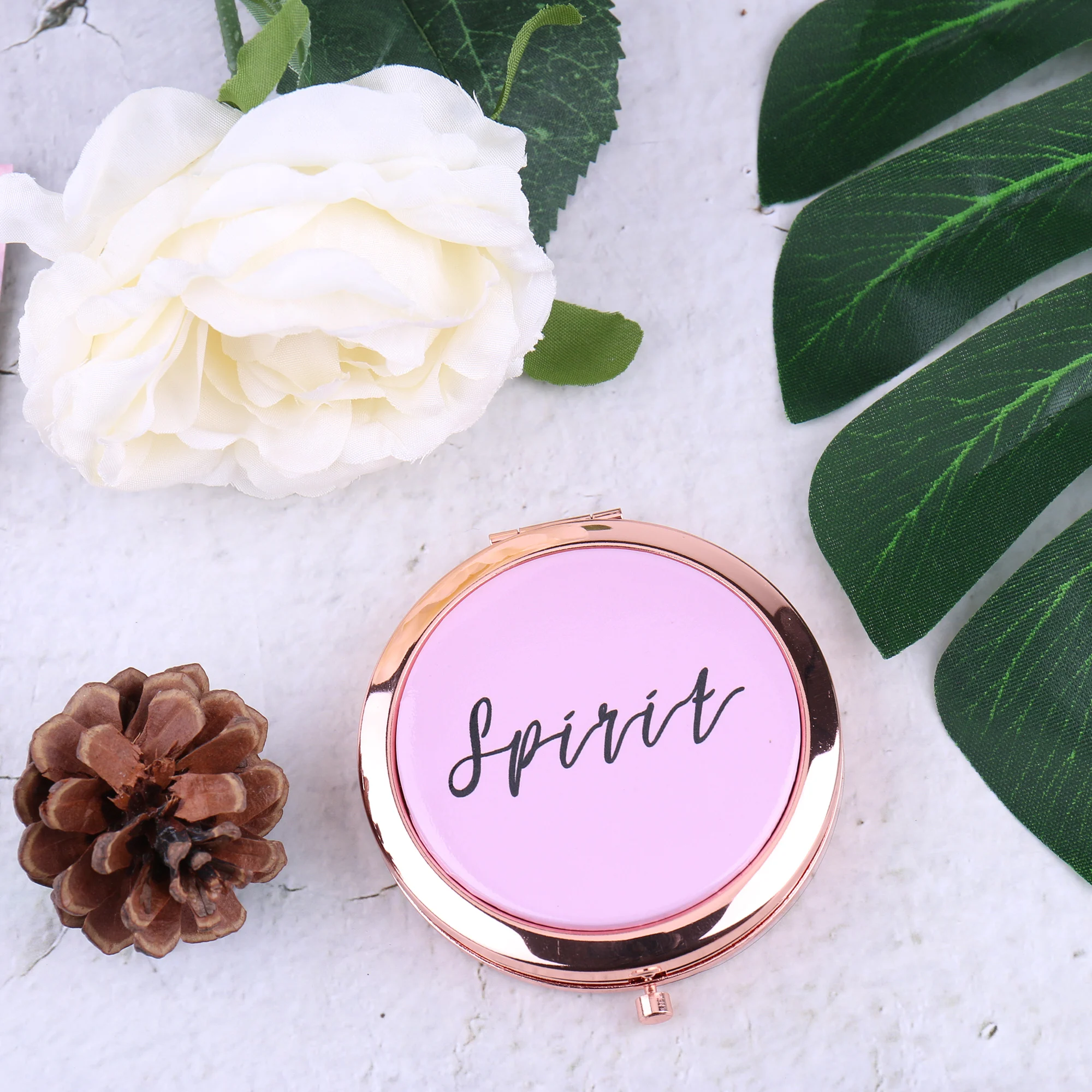 Индивидуальный компактный зеркальный подарок подружки невесты свадебные