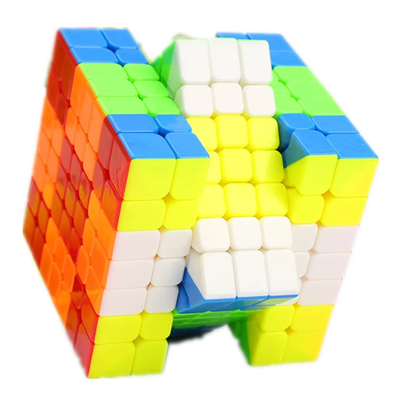 

Qiyi Wuji 7x7x7 Cube Black / Stickeless 7x7 Magic Cube Qiyi Smooth Mofangge Speed Cube Professional Speed Magico Cubo