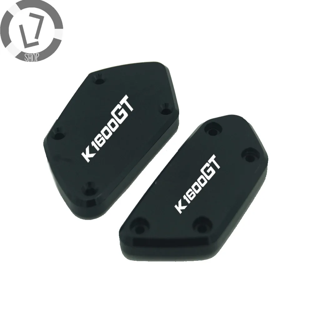 

K1600 GT 16 17 Motorcycle CNC Aluminum Front Brake & Clutch Fluid Reservoir Tank Cap ForBMW K 1600GT k1600gt 2016 2017
