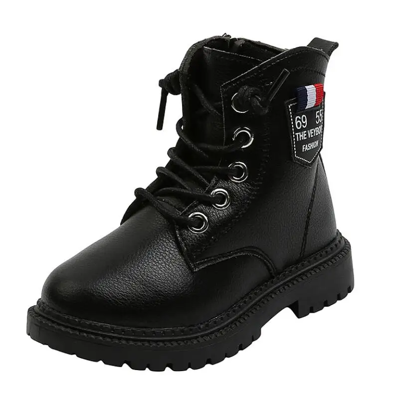 Детские кожаные ботинки обувь для мальчиков демисезонные детские из