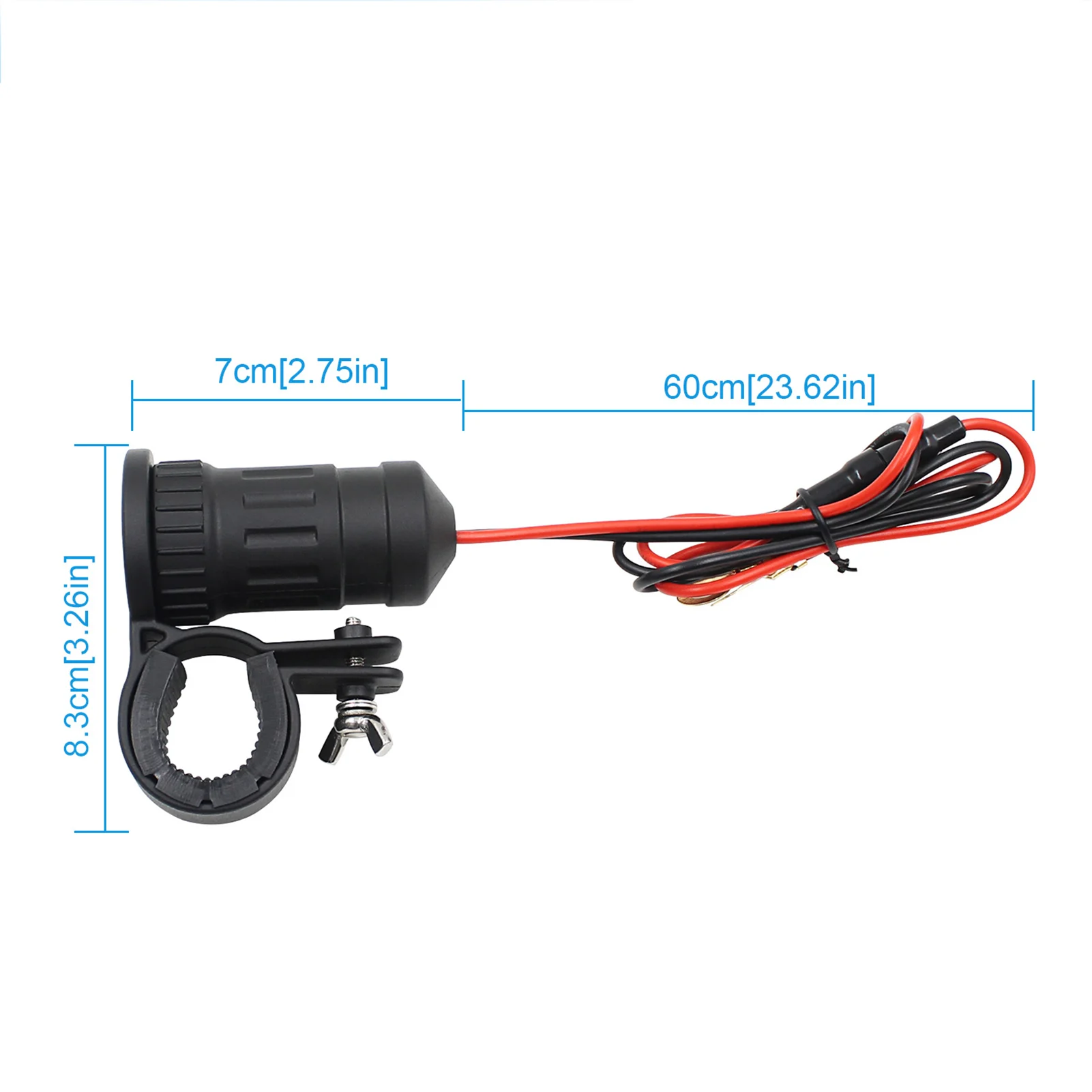 

12V to 24V Universal Waterproof Motorcycle LED Digital Display Clock Voltmeter Motorcycle Accessories