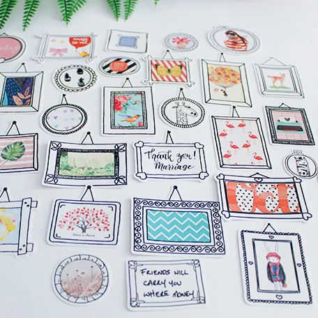 36 шт./компл. свежий фотоальбом рамка наклейка Сделай Сам Рукоделие Скрапбукинг