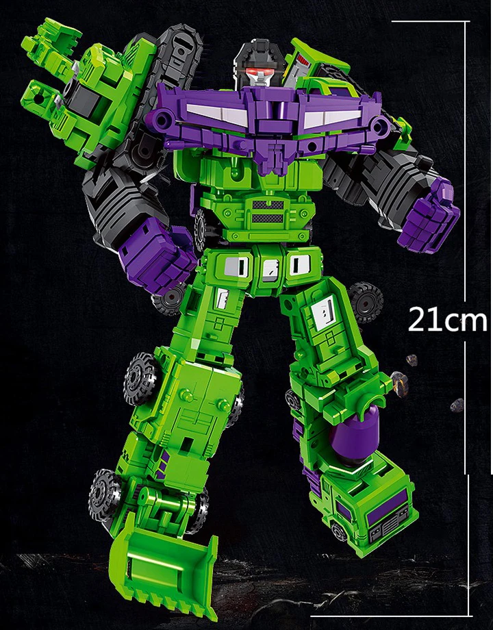G1 преобразования MF 17 Геркулес зеленый и оранжевый Разрушитель DX9 MFT HULKIE фигурку