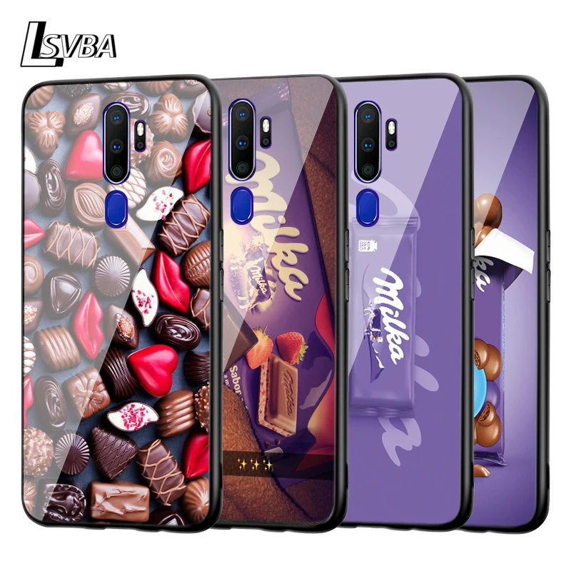 

Silicone Soft Cover Chocolate Milk Milka For OPPO A31 A5 A9 2020 F5 F7 F9 F11 Pro A7 2018 R9S R15 R17 K3 K5 Phone Case