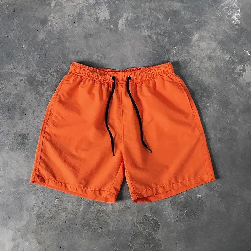 

2021 Fashion Casual Men Loose Summer Solid Color Wild Multicolor Elastic Waist Shorts Men's Pants Shorts