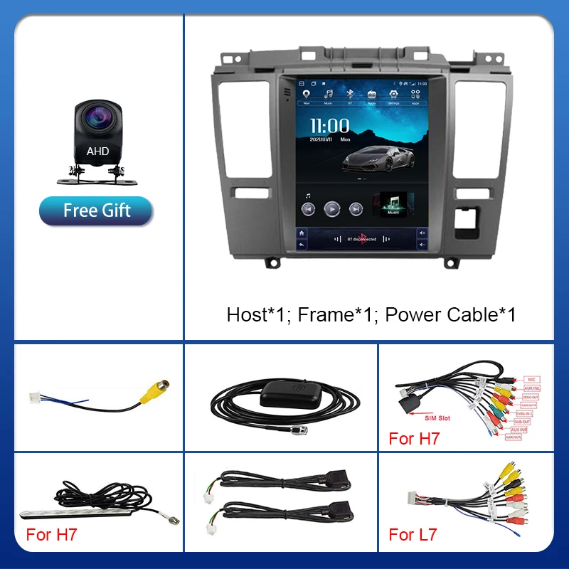 $96.67 EKIY Android 10 Tesla Style Car Radio For Nissan Tiida C11 2004-2013 Navigation GPS Stereo Multimedia Player Vertical Screen DVD