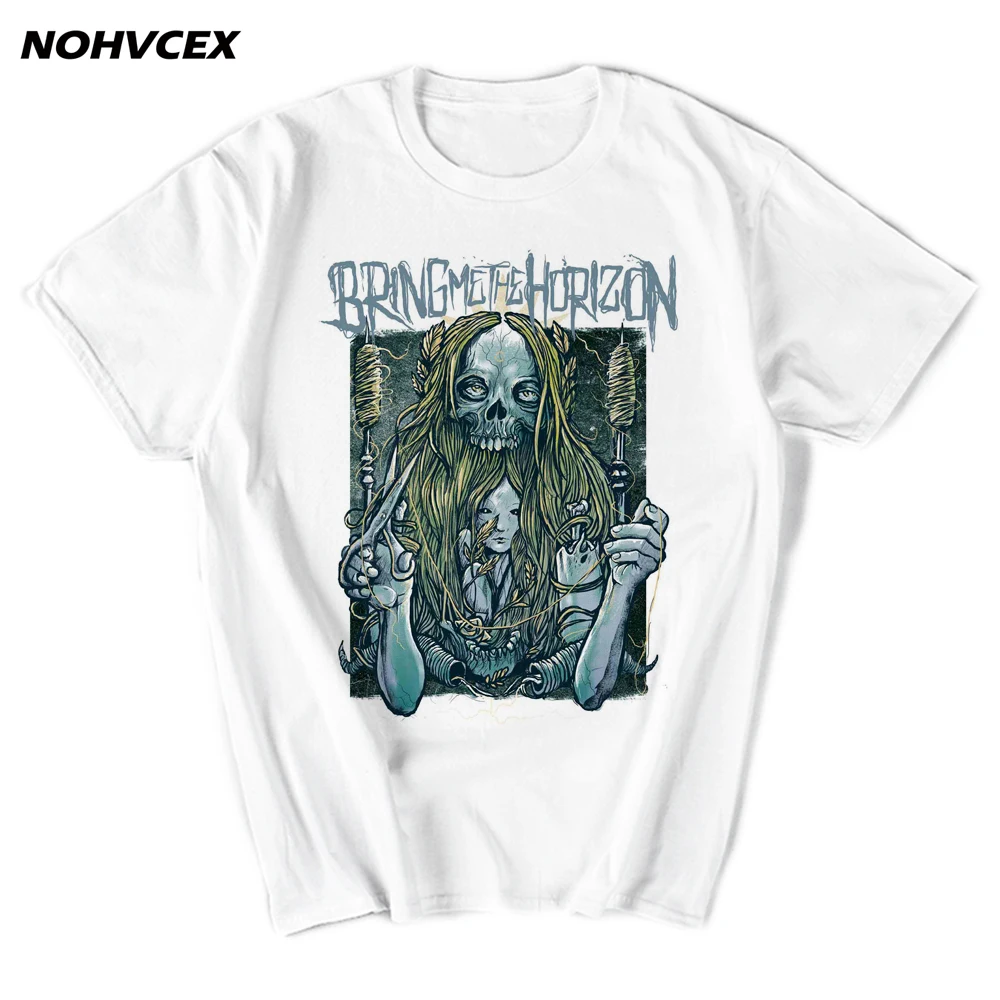 Новое поступление летняя мужская футболка с рисунком Bring Me The Horizon BMTH|heavy metal|t-shirt