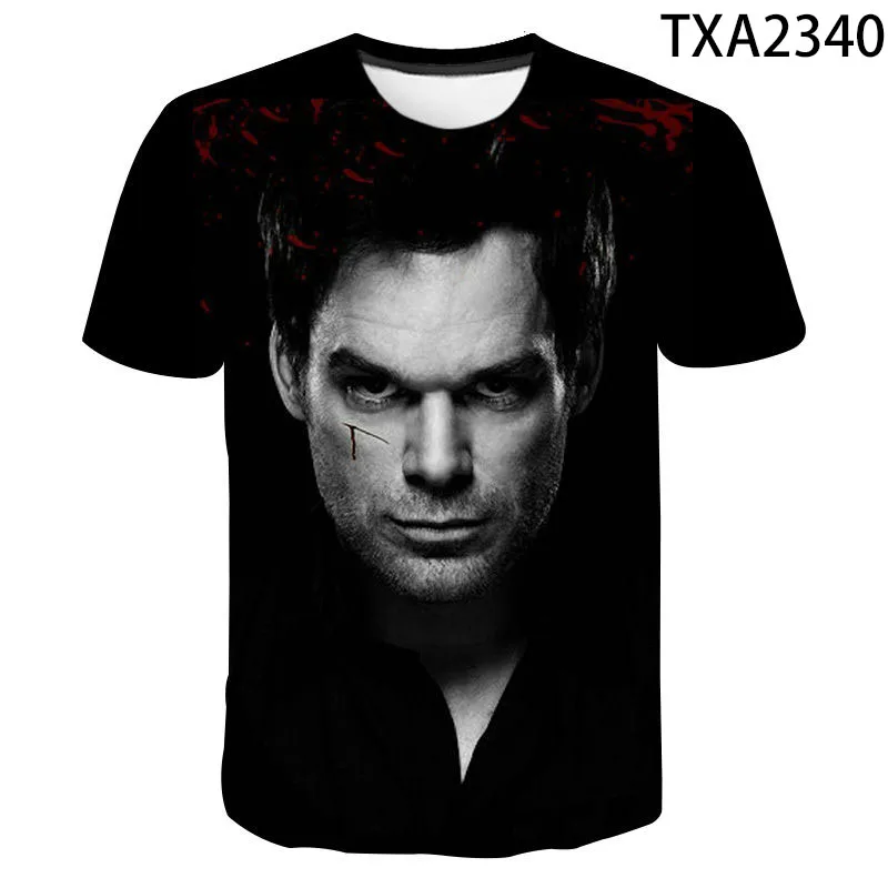 Новинка 2020 летняя 3d-футболка Декстера модная уличная одежда для мальчиков и