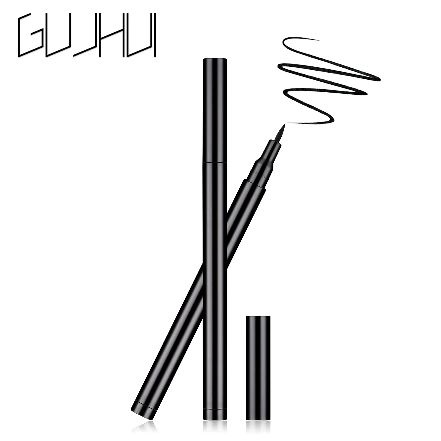 1 шт. черная жидкая подводка для глаз матовая водостойкая длительная