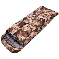 envelope style down sleeping bag 2600g winter warm thick warm travel sleeping bag adult camouflage camping sleeping bag