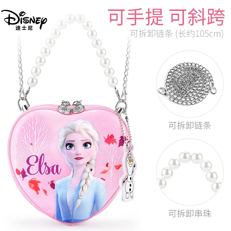 Authentic Disney Aisha Princess Messenger Bag Children's Little Girl Bags Cute Mini Frozen Girls Children's Bags