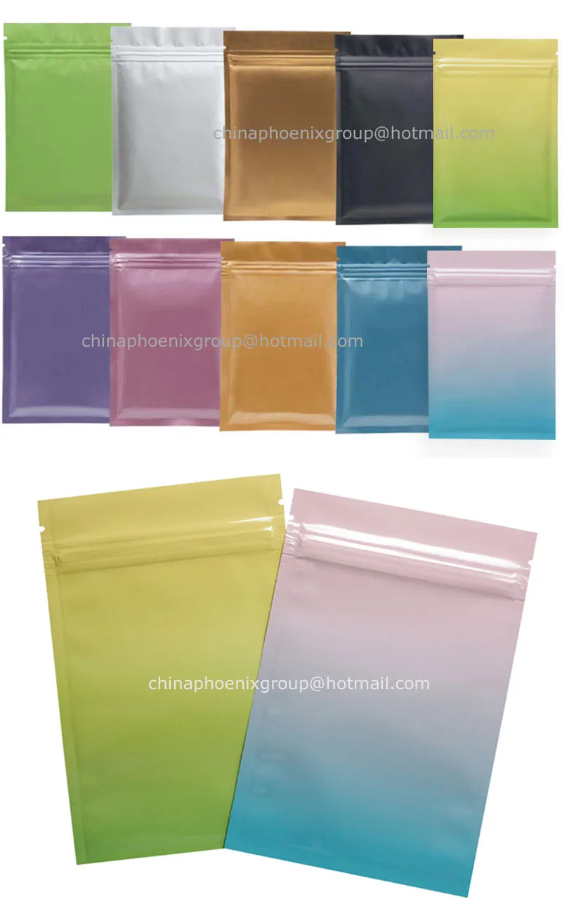 Dura-Aid 100/500 шт Еда сумки для хранения металлического материала майлар Ziplock мешки с плоским дном черный Алюминий Фольга небольшой замок типа молния Пластик сумки