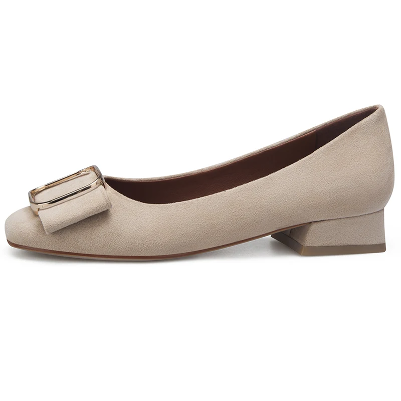 Обувь AME с закругленным носком бантом на квадратном каблуке повседневная обувь