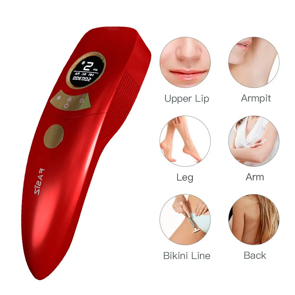 Портативный Эпилятор IPL Удаление волос дома постоянное лазерное удаление 500000