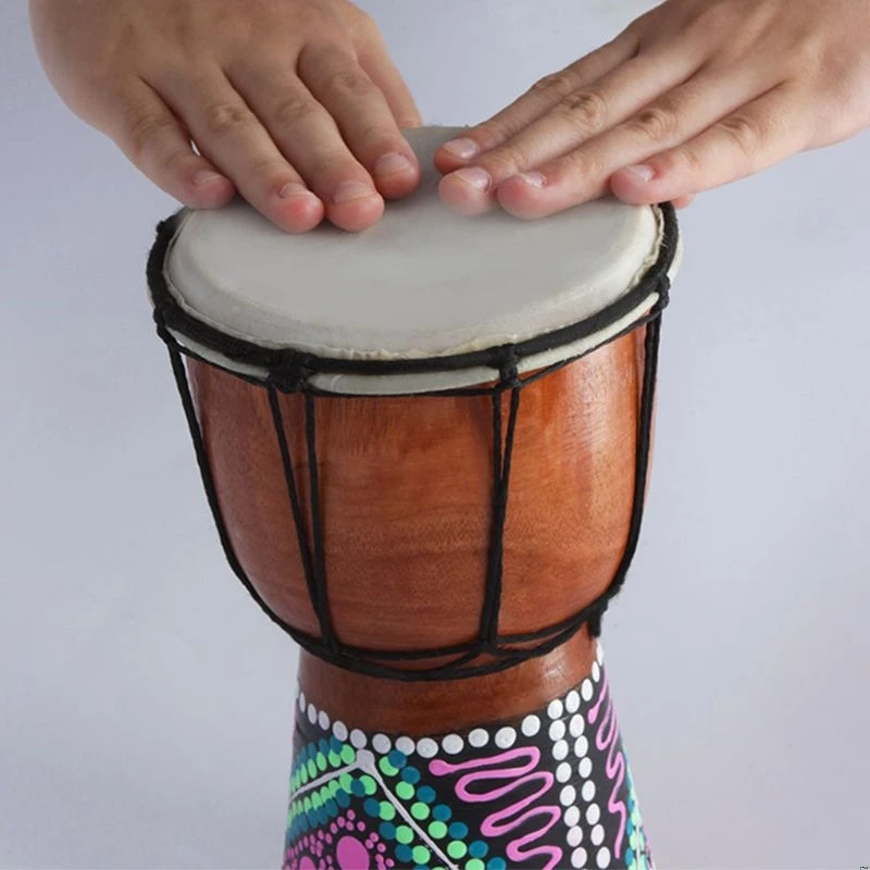 18 см/30 см Профессиональный Африканский Djembe барабан Bongo деревянный хороший звук музыкальный инструмент