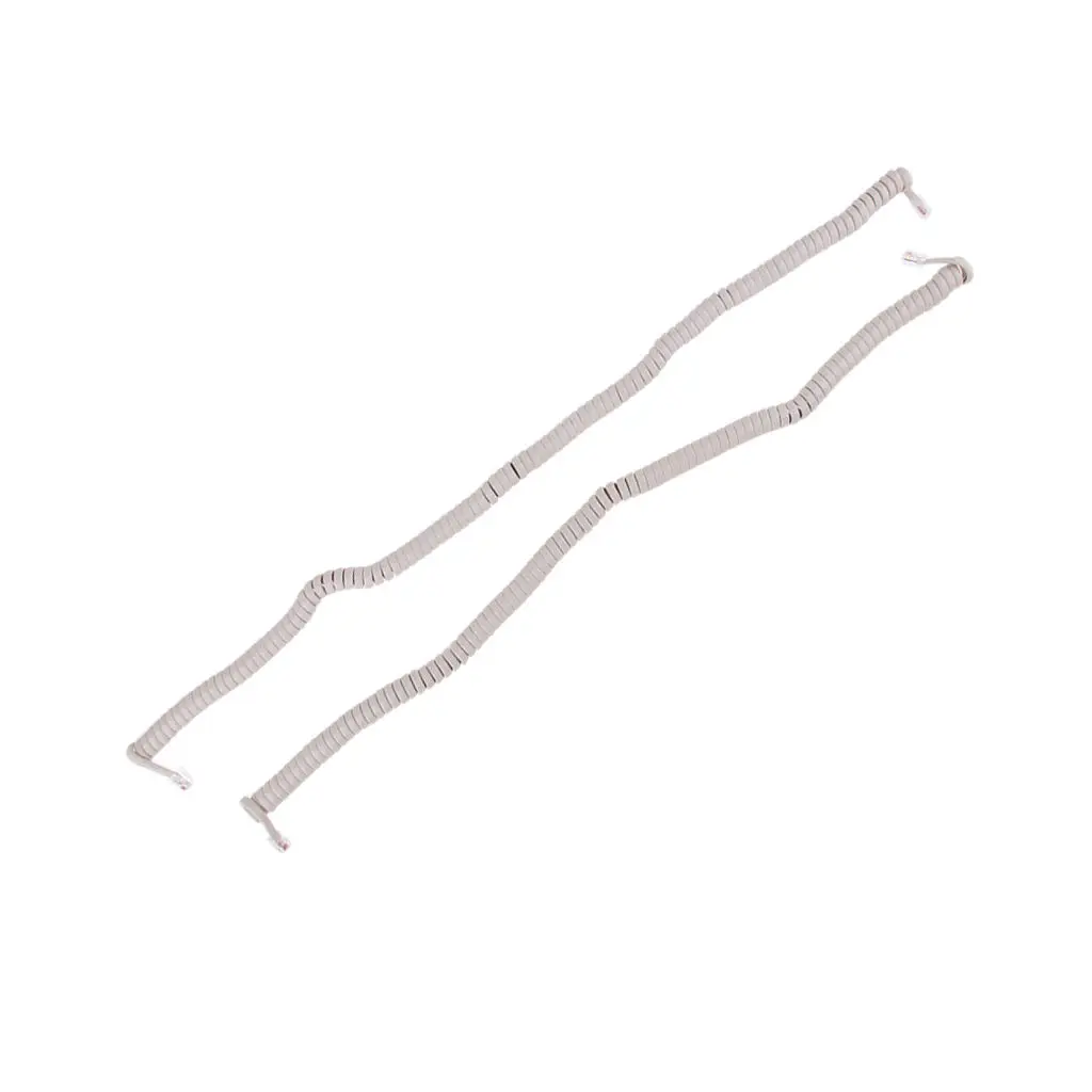 

2 шт., длина спирального кабеля 1,78 ~ 13 футов