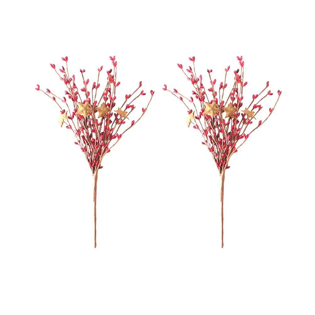 

4 шт., искусственные ягоды с пятиугольными ветвями