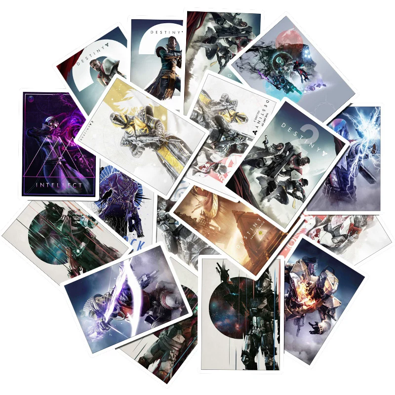 25 шт. игра Destiny 2 игрушечные наклейки для элементы стайлинга ноутбука и автомобиля