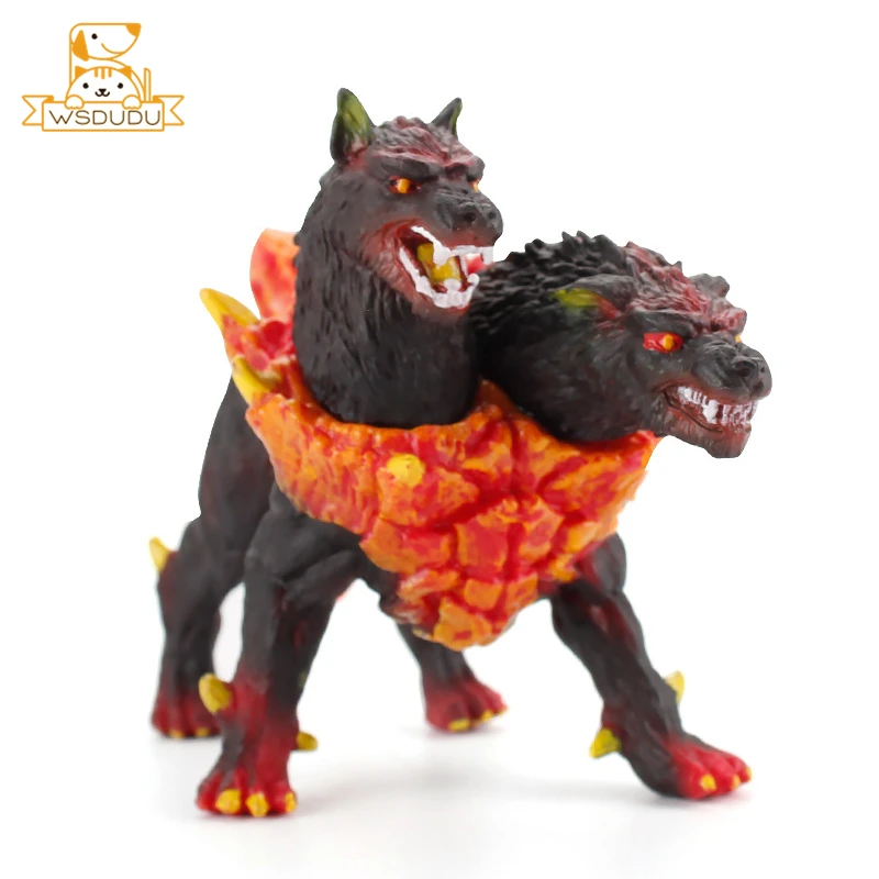 Фигурки Felhunter Cerberus, игрушки, экшн-фигурки собак с двойной головой, животные, Декор, крутая модель, Коллекционные Фигурки для мальчиков, подарки