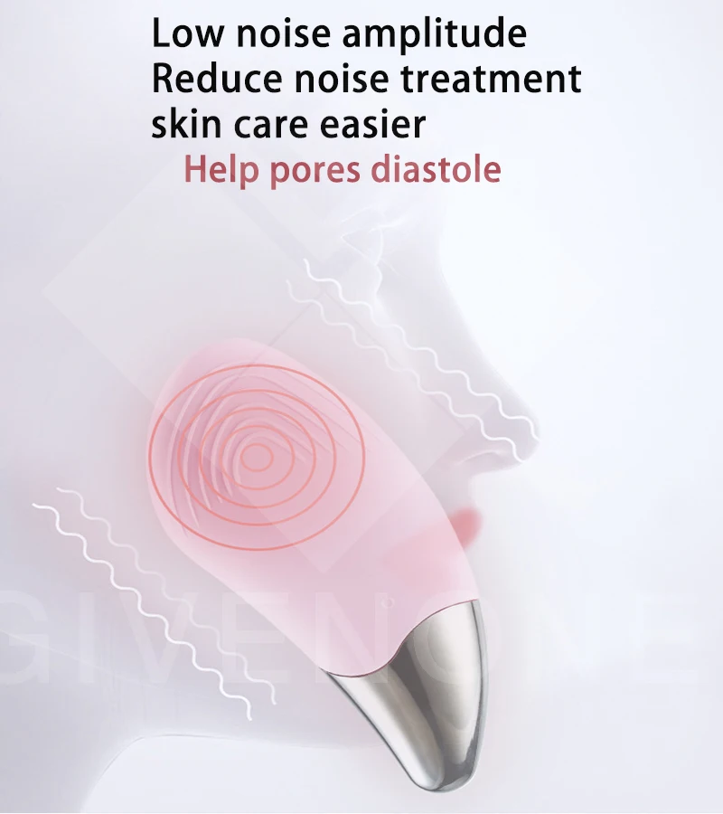 

Electric Facial Cleansing Massager 6-Gear Vibration Skin Facial Cleanser Brush Rechargeable Silicone Face Cleansing Device