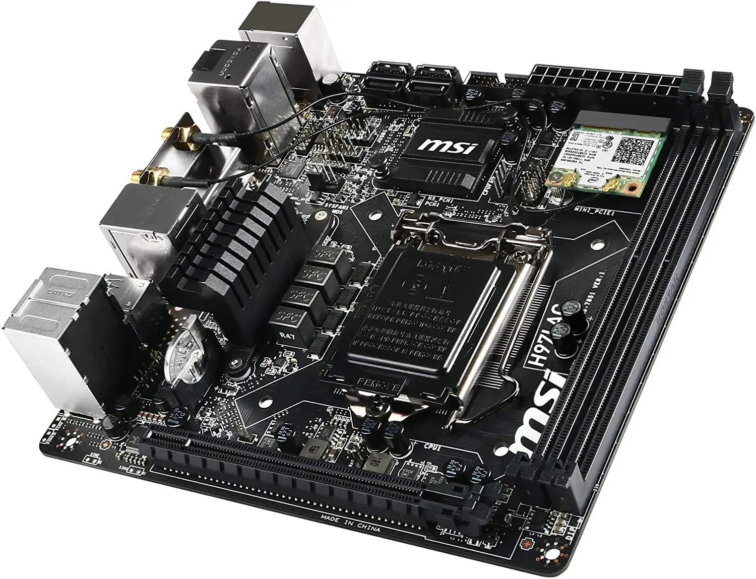 Bestellen Für MSI H97I AC MINI ITX Motherboard Für Intel H97M H97 LGA 1150 DDR3 SATA III USB 3,0 PCI-E X16 3,0 Verwendet Desktop Mainboard