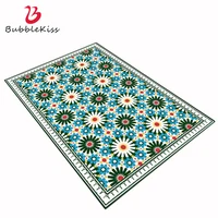 Bubble Kiss Rugs And Carpets For Living Room Blue Sun Flower Pattern Floor Mat European Modern Home Decor Customized Area Rugs