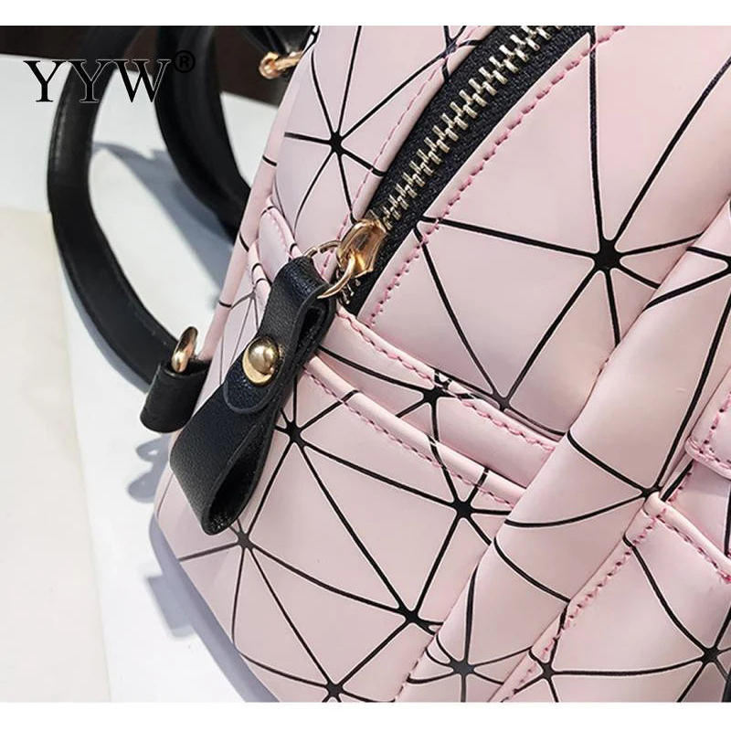 Маленький рюкзак из искусственной кожи с геометрическим рисунком Женская