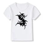 Детская футболка с этническим логотипом, Детская Повседневная летняя футболка с коротким рукавом, ooo522