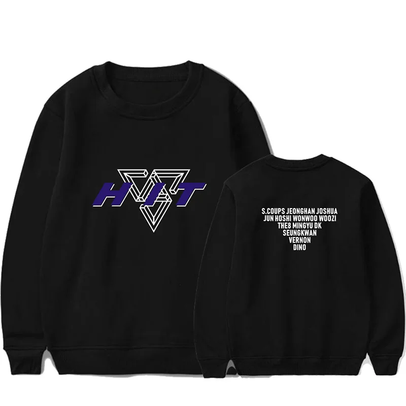 

New arrival Seventeen 17 Album single HIT hit hop Long Sleeve Hoodies Sweatshirt Tops SEVENTEEN 17 Kpop Pullovers streetwear