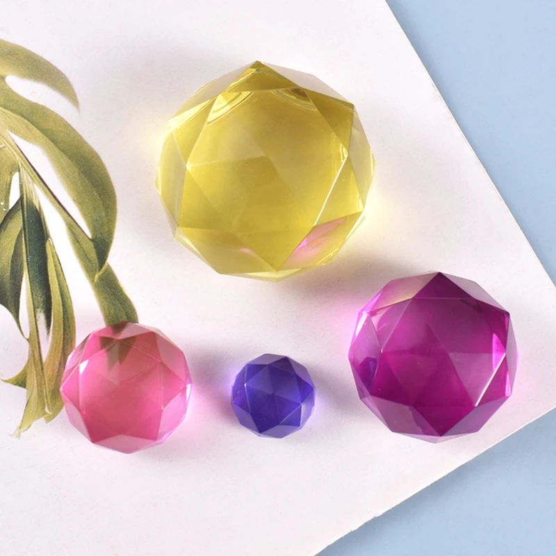 

Crystal Epoxy Resin Mold DIY Crafts Decorations Jewelry Diamond Making Tool Desktop Ornaments Silicone Mould