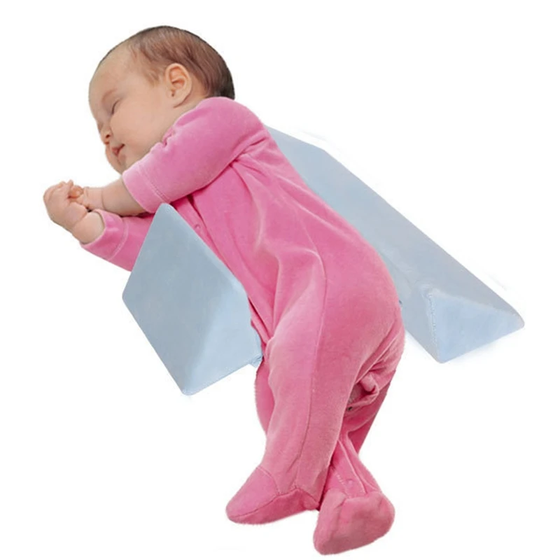 

Newborn Sleep Positioner Prevent Flat Head Shape Anti Roll Pillow Kids Shaped Headrest Cushion Nursing Posing Baby Pillow