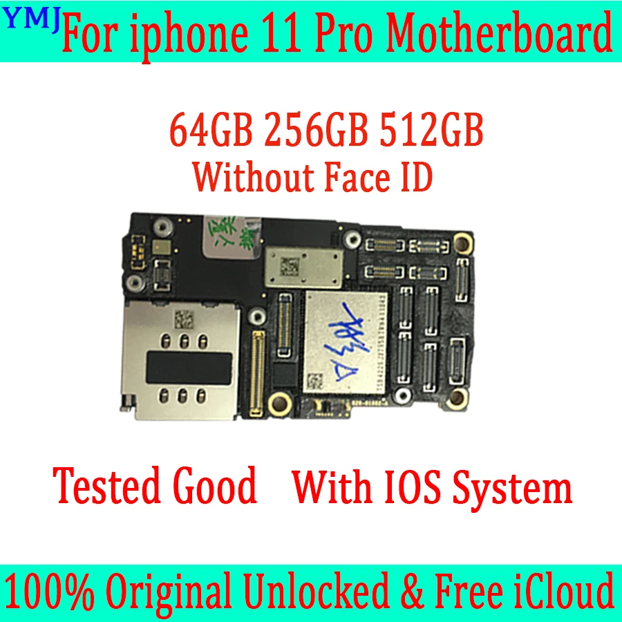 

64 Гб 256 ГБ материнская плата для iPhone 11 PRO Материнская плата без лица ID для iPhone 11 PRO разблокированная 4G LTE материнская плата Clear iCloud
