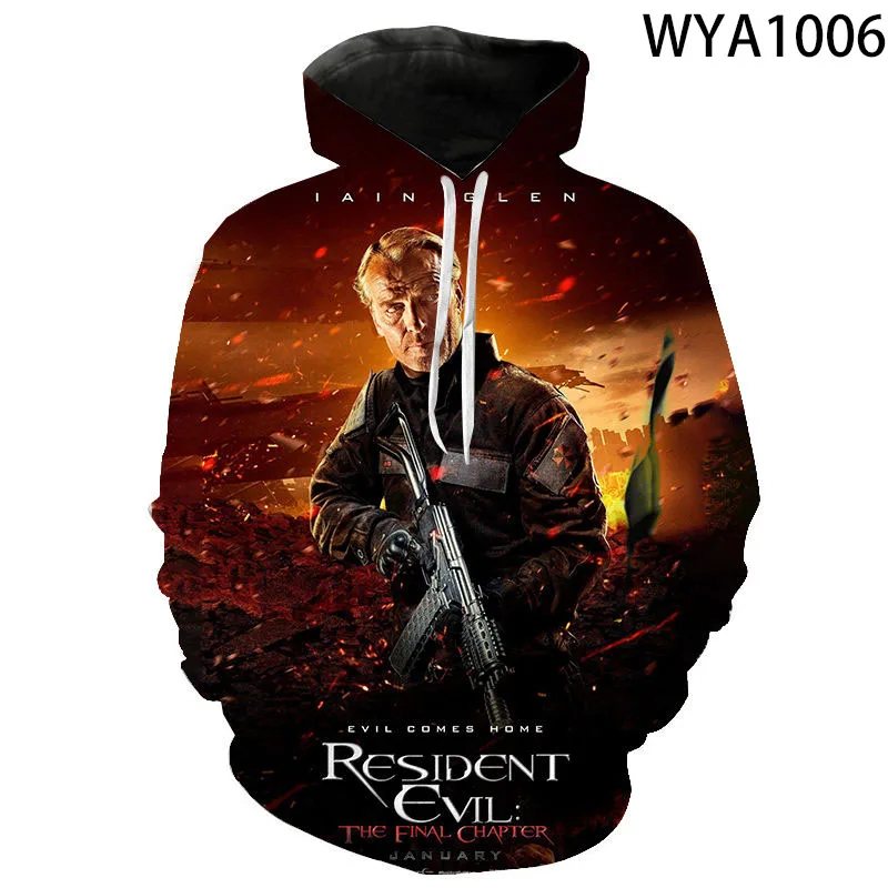 

Cool Resident Movie 3D Print Hoodies Men Women Children Fashion Sweatshirts Boy Girl Kids Pullover Streetwear Tops