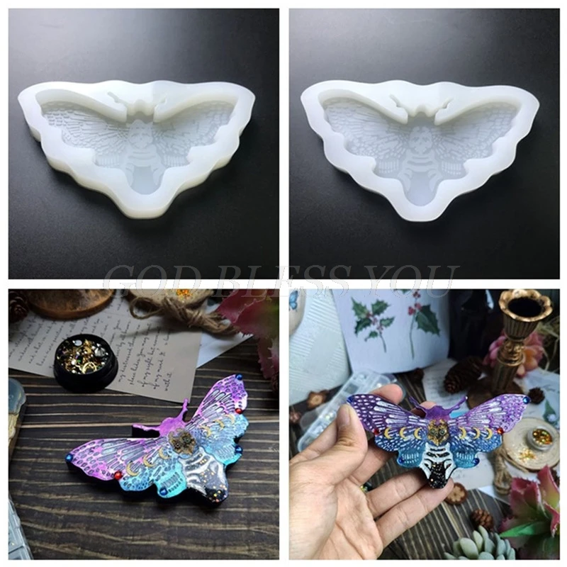 Моли брелок эпоксидная смола форма ожерелье кулон силиконовая сделай сам