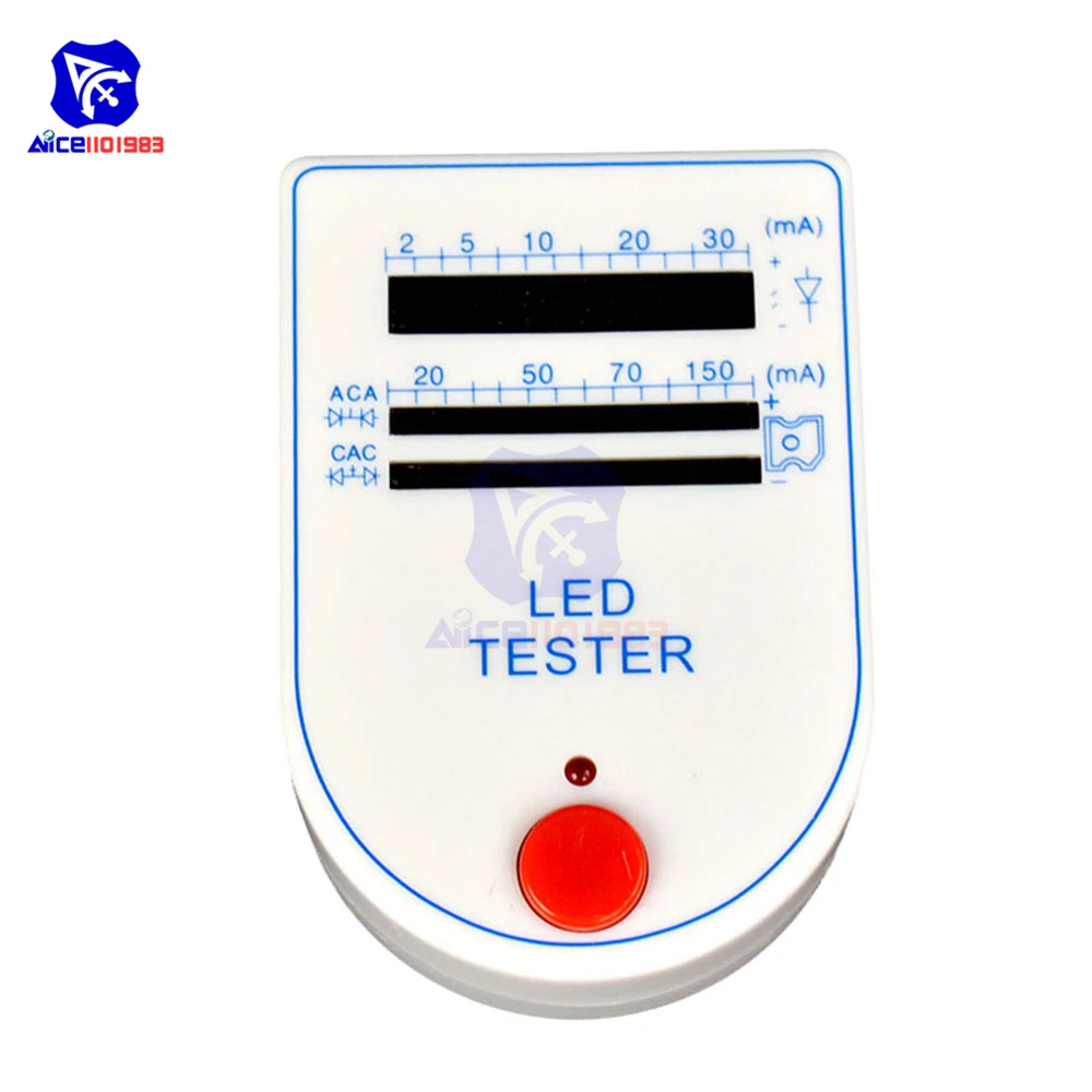 

LED Tester Test Box LED In-line Test Box 2~150mA Mini LED Test Box Tester For Light-emitting Diode Lamp Bulb Battery