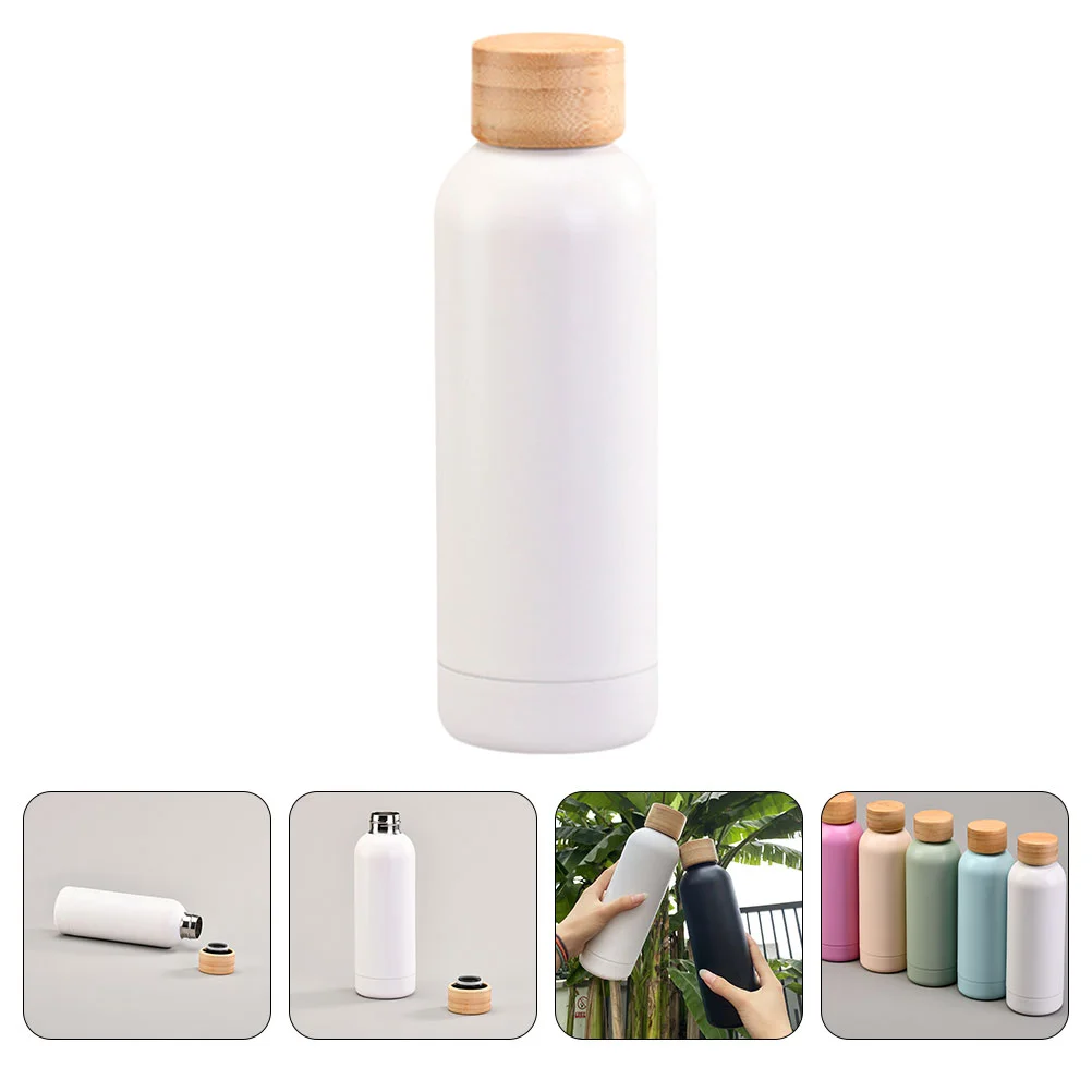 

1 шт., вакуумная Изолированная бутылка, Спортивная Вакуумная чашка, красивая дорожная кружка, Герметичная Бутылка (белая)